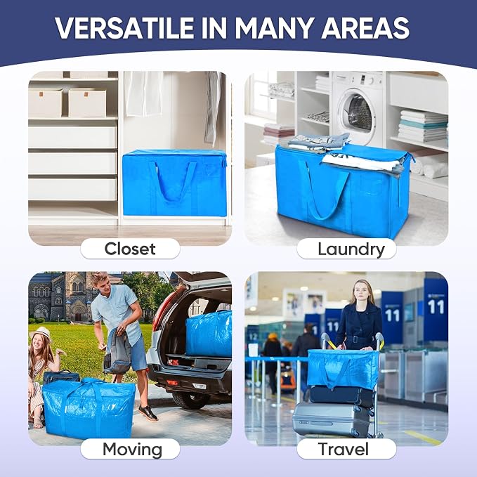 TICONN 6 Pack Extra Large Moving Bags - Image 9