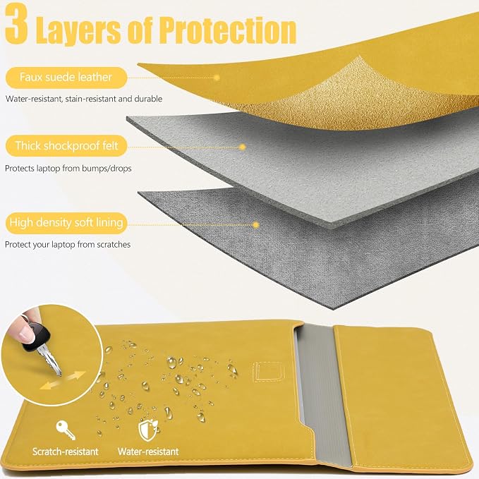 HYZUO 15 Inch Laptop Sleeve Case - Image 3