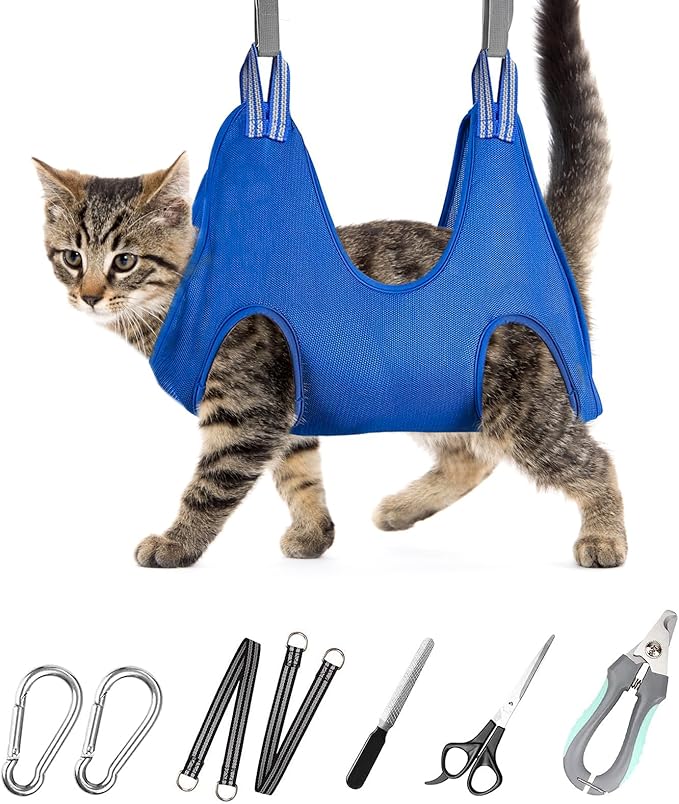Pet Grooming Hammock for Small Dogs & Cats by ATESON
