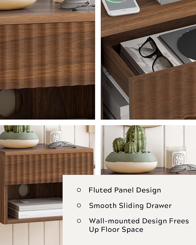 Floating Nightstands Set of 4 - Image 4