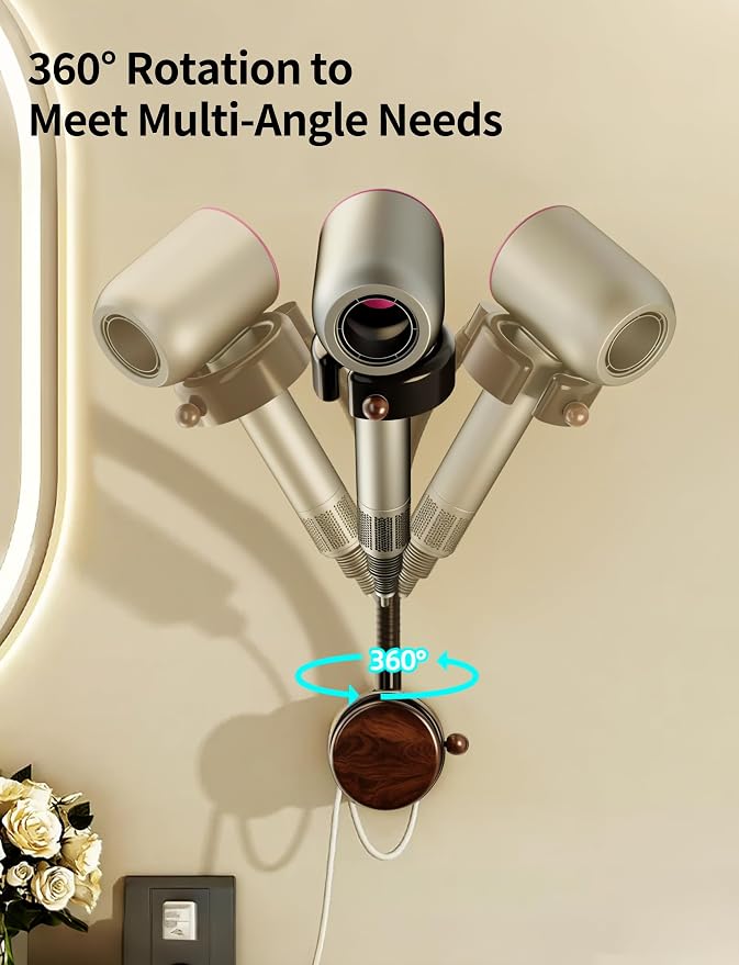 Hair Dryer Holder Wall Mounted - Image 3