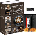 Diversion Safe Book Safe with Combination Lock, Hidden Safe in Coffee Color by KOFAIR