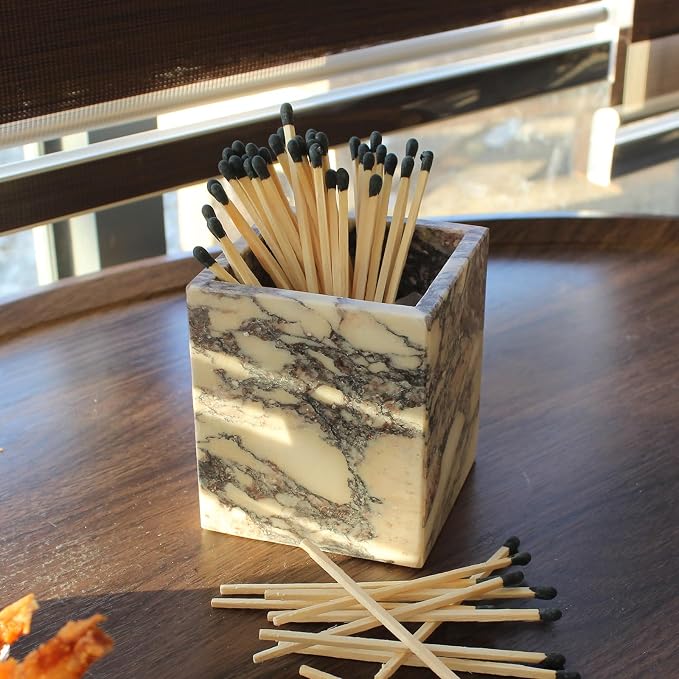 Genuine Calacatta Viola Marble Toothbrush Holders - Image 3