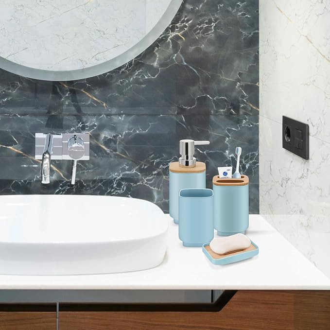 Bathroom Accessories Set, 24 Pieces Bathroom Accessory Set - Image 8