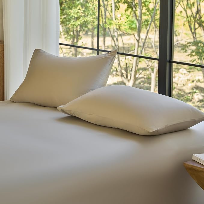 DOZ Pillowcase Set, 100% Viscose derived from Bamboo, Organically Grown by DOZ