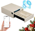 Jewelry Safe with Drawers，Biometric Fingerprint safe, Slide-Away Handgun Safe by SecureYourWorld