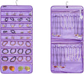 Dual-sided Hanging Jewelry Organizer Necklace Holder Jewelries Storage by ANZORG