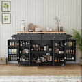 59’’ Rolling Kitchen Island Cart by JassmiPkwy