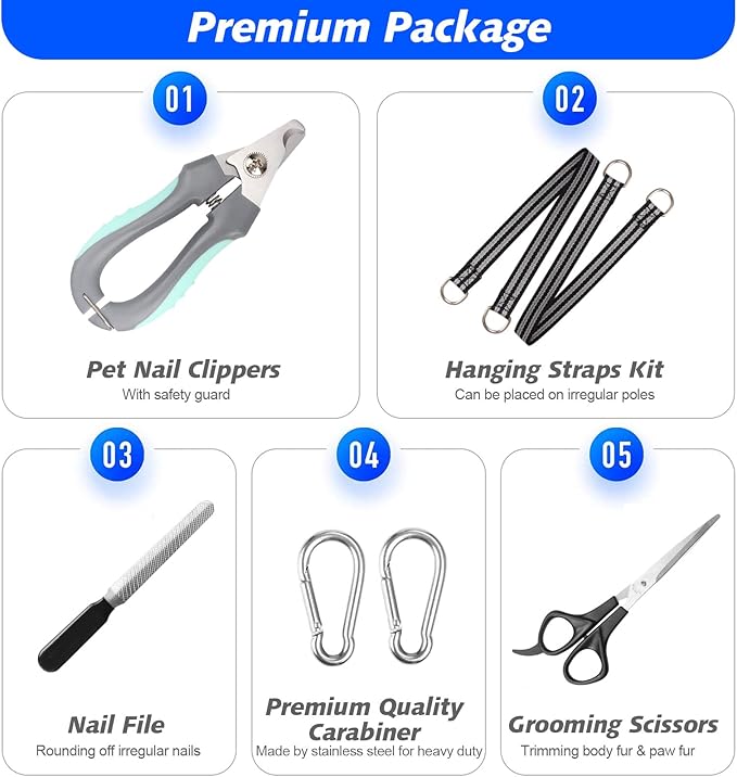 Pet Grooming Hammock for Small Dogs & Cats - Image 4