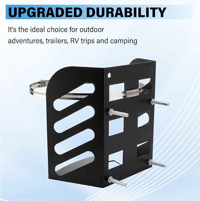 SPARKWHIZ 5 Gallon Gas Can Holder Rack - Image 4