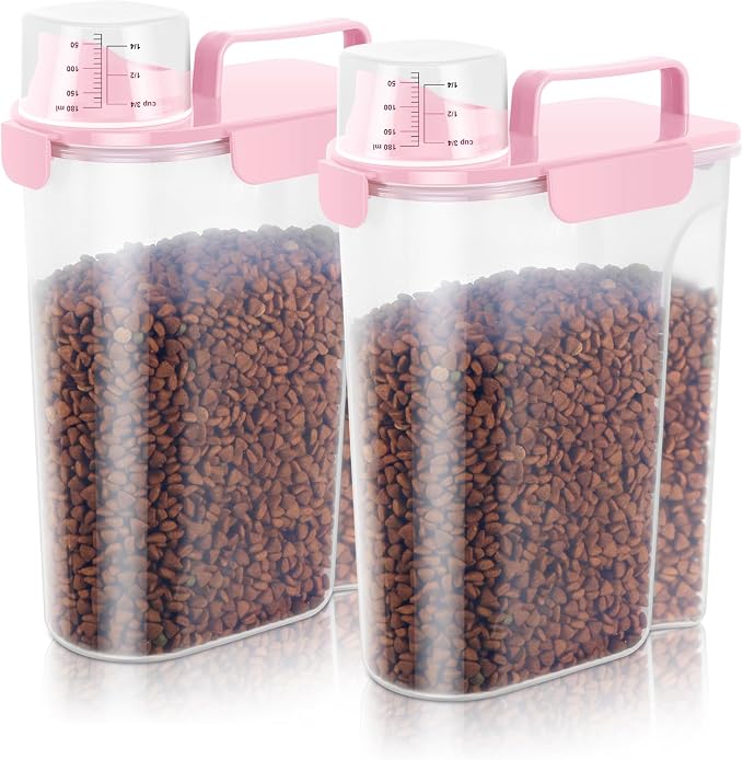 5-7Lbs Dog Cat Food Storage Container by LEAWALK