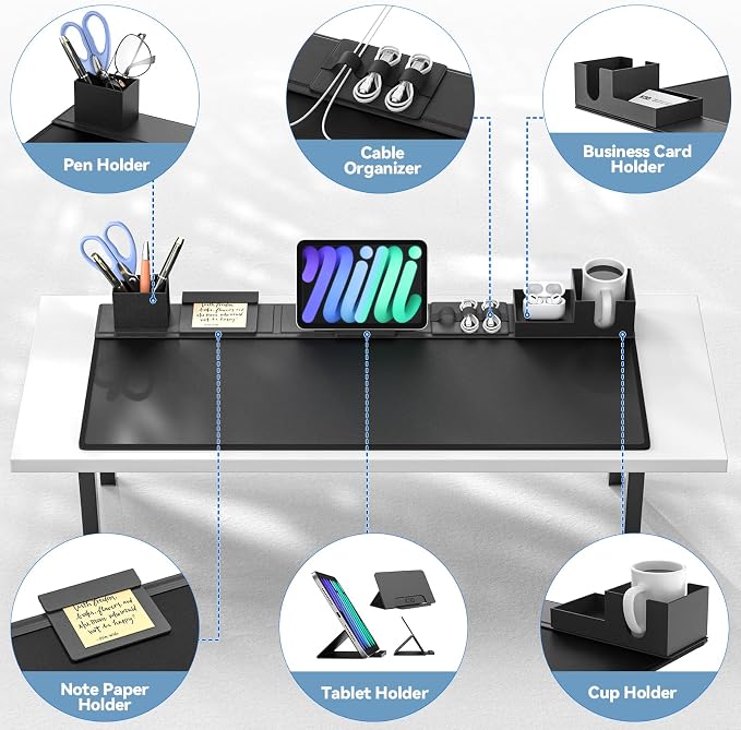KDD Desk Pad Mat Set, 6 in 1 Mouse Mat - Image 2
