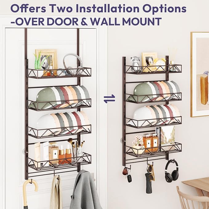 SWTYMIKI Over Door Hat Organizer - Image 4