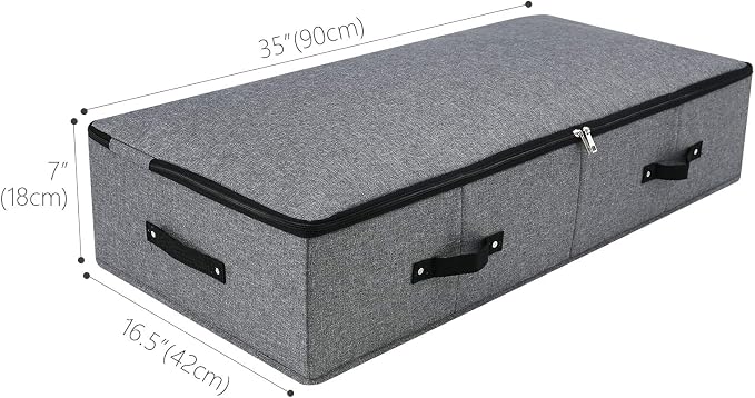 AMJ Extra Length Under Bed Storage Organization Containers - Image 2