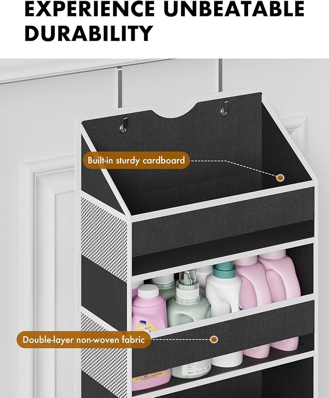 Over The Door Organizer Hanging 6-Shelf Storage Organizer - Image 4