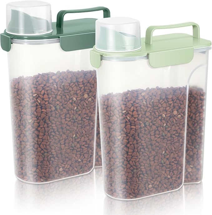 5-7Lbs Dog Cat Food Storage Container by LEAWALK