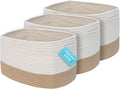OrganiHaus Set of 3 Woven Storage Baskets by OrganiHaus