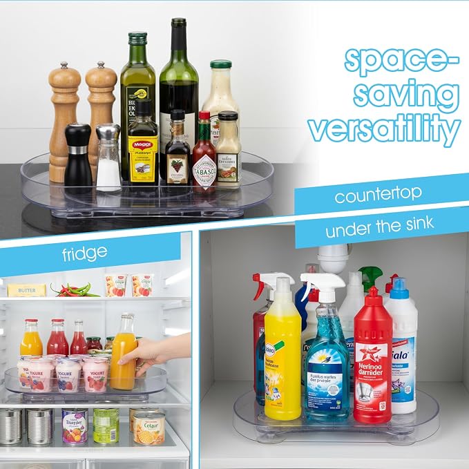 Lazy Susan Turntable for Refrigerator, Pantry Countertop - Image 7