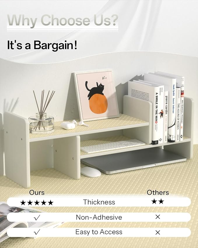Shelf and Drawer Liner for Kitchen Cabinet, Non-Adhesive 12in x 120in - Image 3