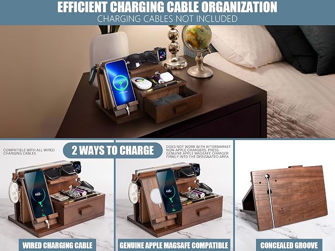 Wood Phone Docking Station - Image 7