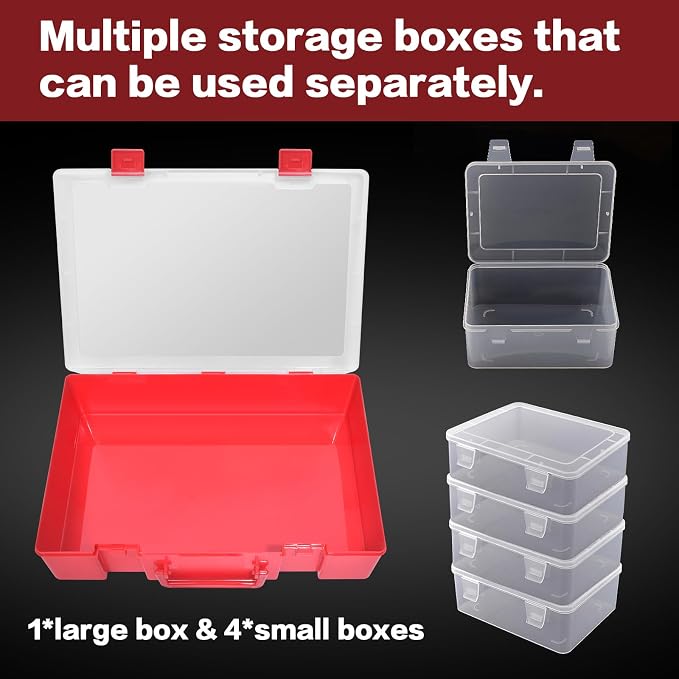 ALCYON 1600+ Baseball Card Storage Box, Sports Cards Holder Organizer Hard - Image 4