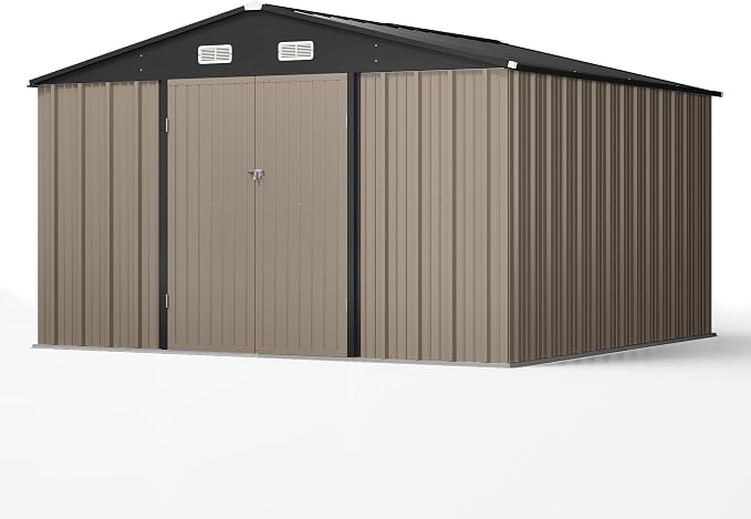 Patiowell 10 x 10 FT Outdoor Storage Shed - Image 7