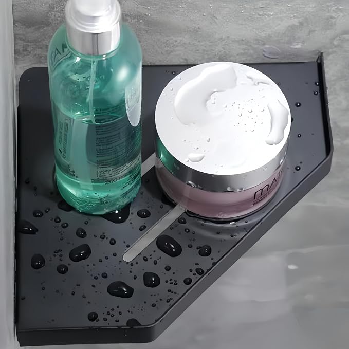 Lavatory Bathroom Corner 304 Stainless Steel Shelf Wall Mount Triangular - Image 6