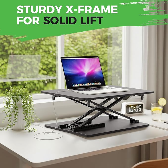 Standing Desk Converter Adjustable Height, 25.16" × 15.75" Height Adjustable - Image 7