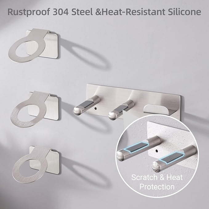 Hair Dryer Holder, Hair Dryer Holder Wall Mount - Image 3