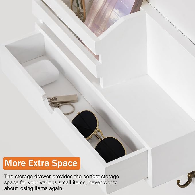 Key and Mail Holder for Wall, Mail Organizer Wall Mount - Image 4