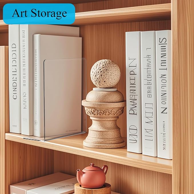 Acrylic Shelf Dividers for Closet Organization: 12" Tall x 10" Deep Closet - Image 6