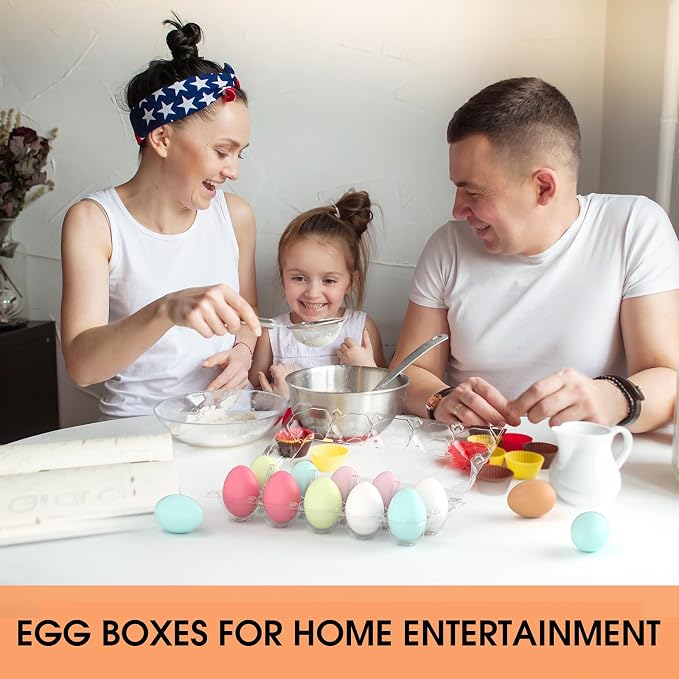 EVANCENT Egg Cartons Cheap Bulk 48 Pack, 1 Dozen Plastic Egg Carton - Image 7