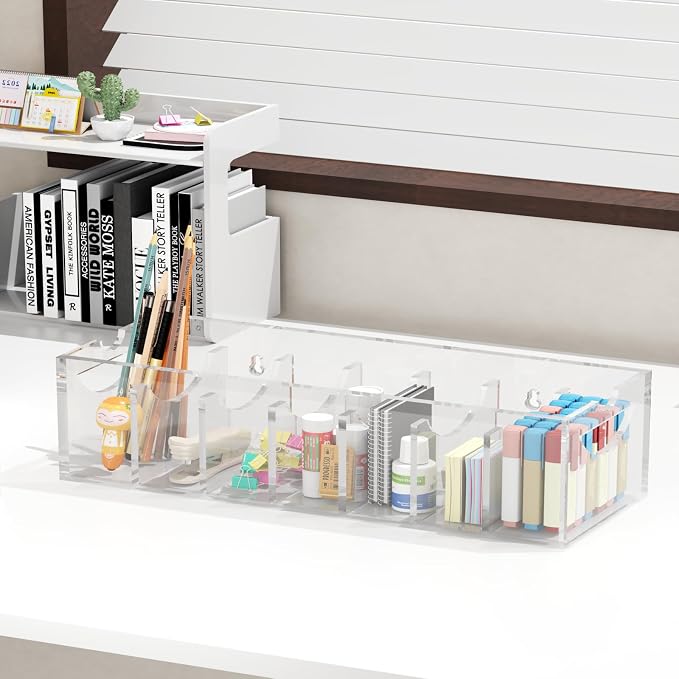 Acrylic Belt Organizer with Dust Cover – Clear Belt Storage Box - Image 6