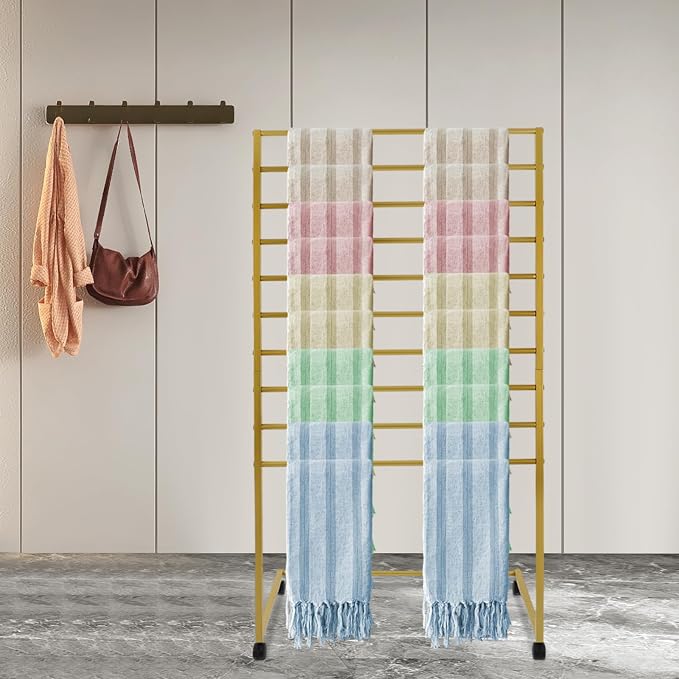 Scarf Organizer, Scarf Display Stand, 10 Tier Metal Scarf Holder Organizer - Image 2