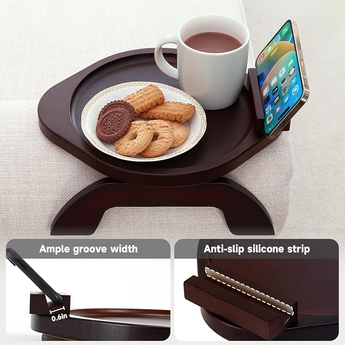 CouchArm Table - Sofa Clip-On Tray - Image 4