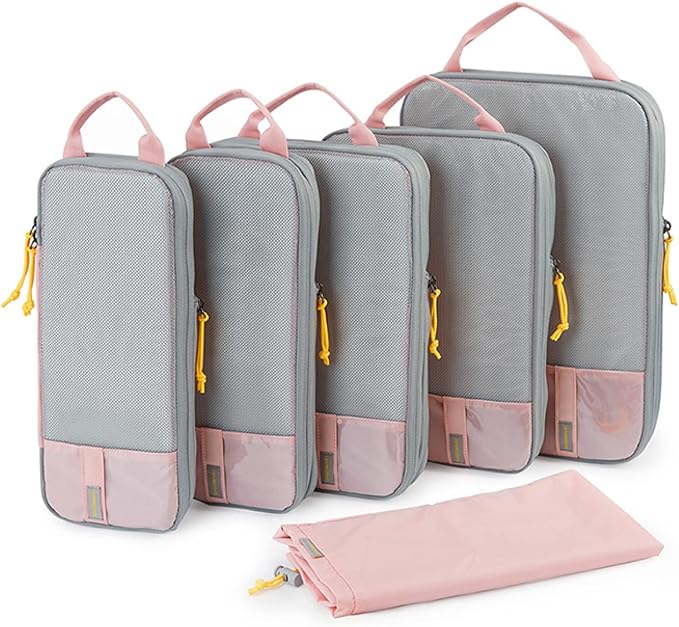 BAGSMART 6 Set /4 Set/2 Set Compression Packing Cubes by BAGSMART
