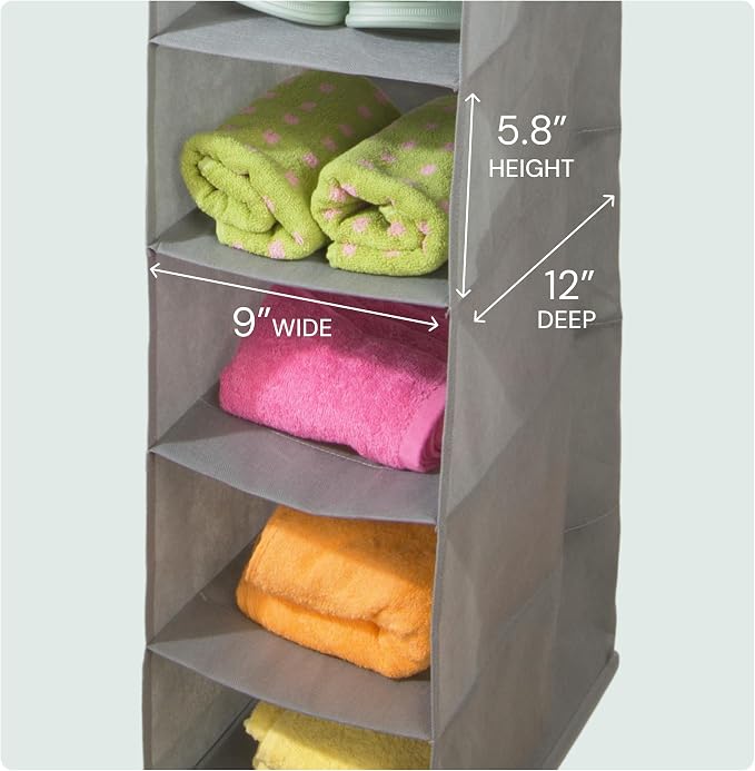 Boxy Concepts 10-Shelf Hanging Hat Organizer - Image 4