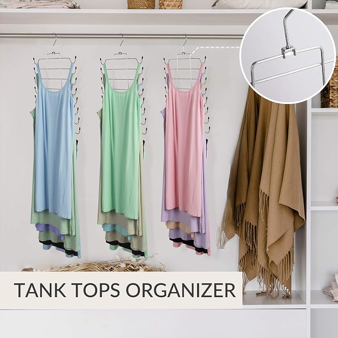 ZEDODIER 3 Pack Tank Top Hanger Space Saving, Bra Hangers - Image 3