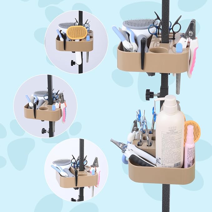 Adjustable Pet Grooming Storage Rack - Image 5