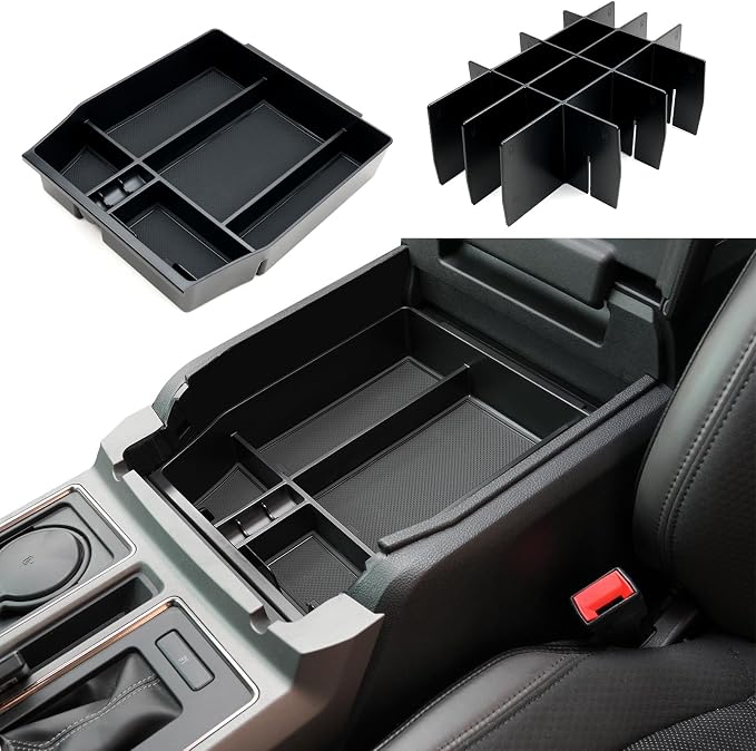 ELECFRESH 2PCS Center Console Organizer - Image 9