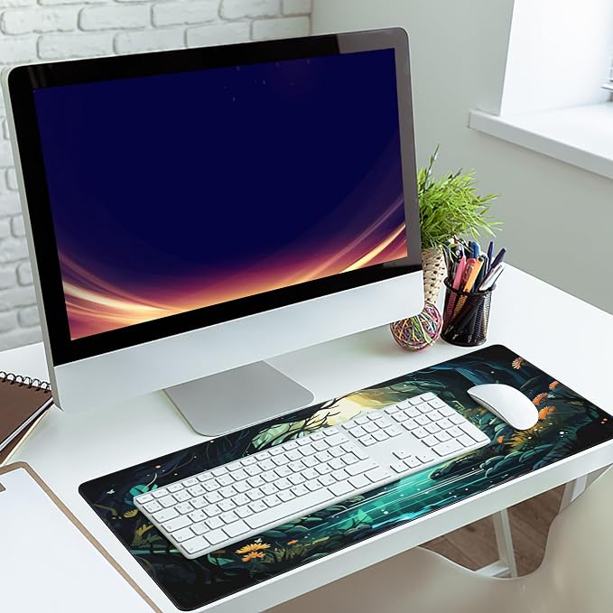 Gaming Mouse Mat Beautiful Landscape Large Mouse Pad Extended Mouse Pad Desk - Image 6