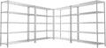Storage Shelves, 5-Tier Adjustable Metal Industrial Utility Shelf Rack by Unknown