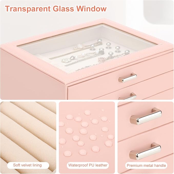 DesignSter Jewelry Box Organizer, Jewelry Box - Image 4