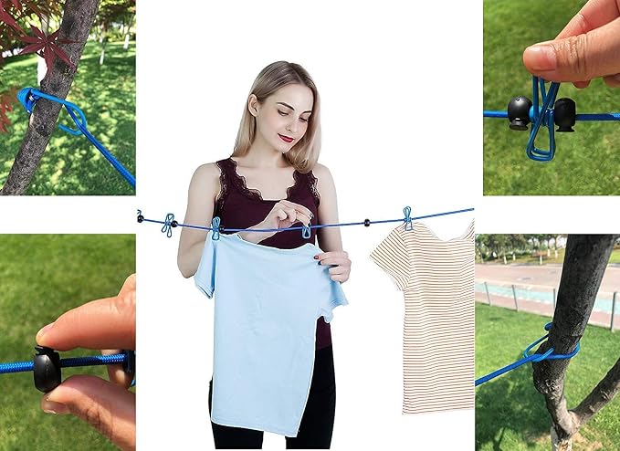 1 Pack Portable Clothesline - Image 6