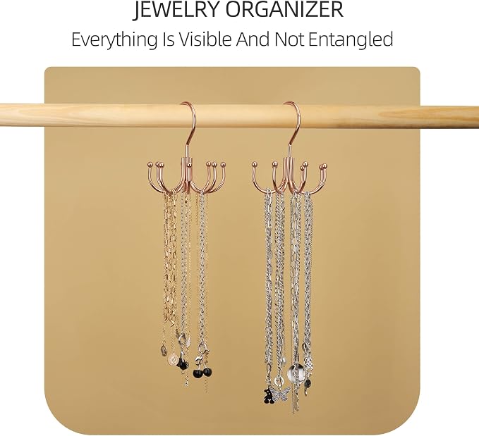 ZEDODIER Belt Hanger, 2 Pack Belt Rack Closet Accessories Organizer, Maximum 24 - Image 6