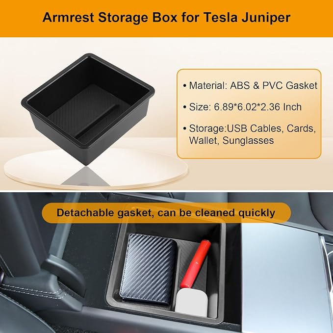 5PCS Center Console Organizer Tray - Image 4