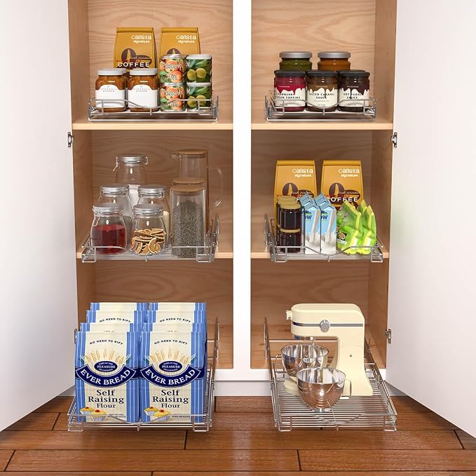 DINDON Pull Out Cabinet Organizer, Pull Out Drawers - Image 4