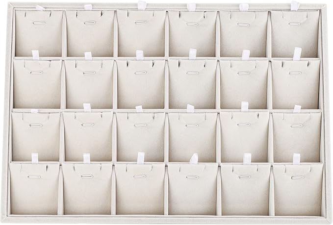 Mornajina 24 Grids Stackable Jewelry Tray Organizer - Image 2