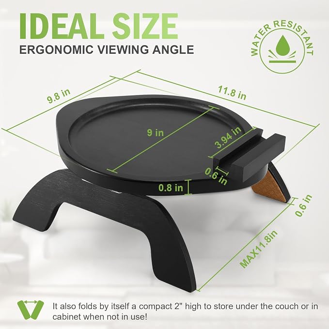 Couch Arm Table Tray, Sofa Clip on Tray Tables - Image 5