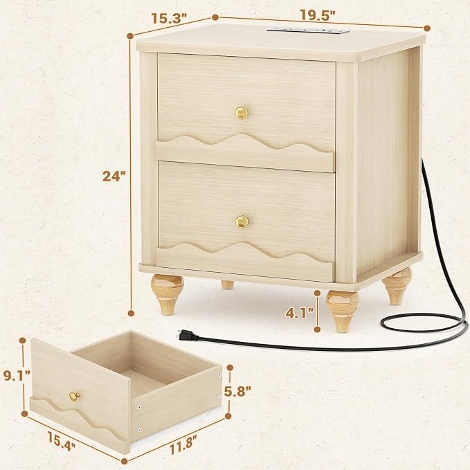 Cyclysio Nightstand Set of 2 - Image 2